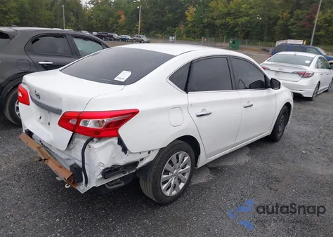 2019 Nissan Sentra S из США, поврежденный, VIN 3N1AB7AP8KY351852